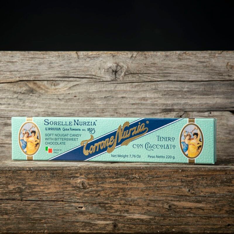 Torrone tenero al cioccolato fondente extra – Sorelle Nurzia