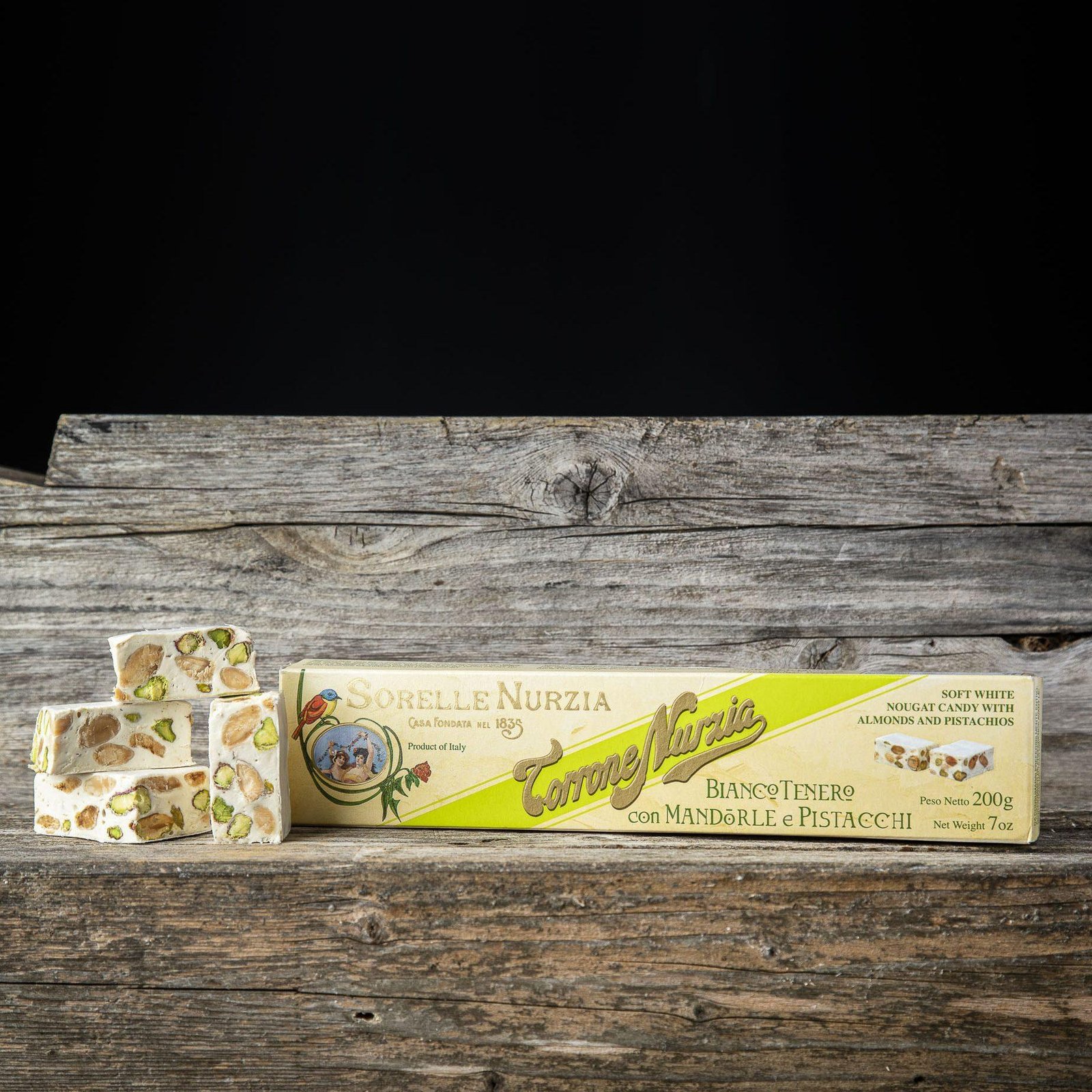 Torrone bianco tenero con mandorle e pistacchi – Sorelle Nurzia