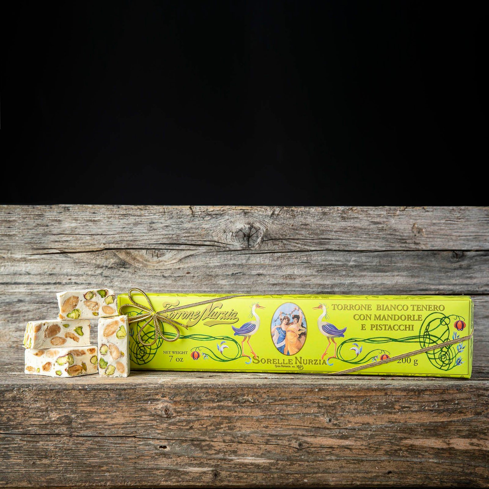 Torrone bianco tenero con mandorle e pistacchi – Sorelle Nurzia