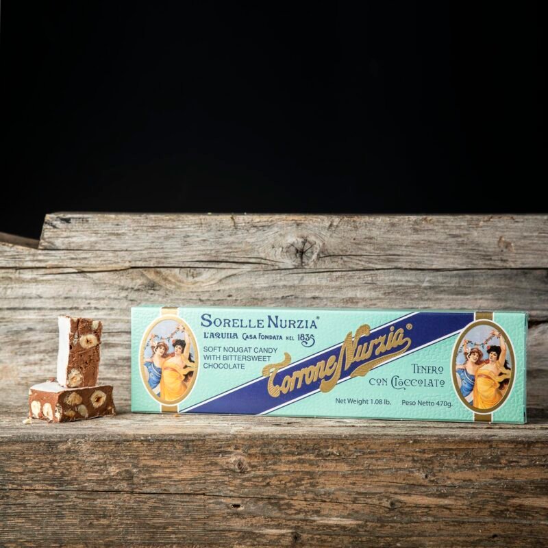 Torrone tenero al cioccolato fondente extra – Sorelle Nurzia