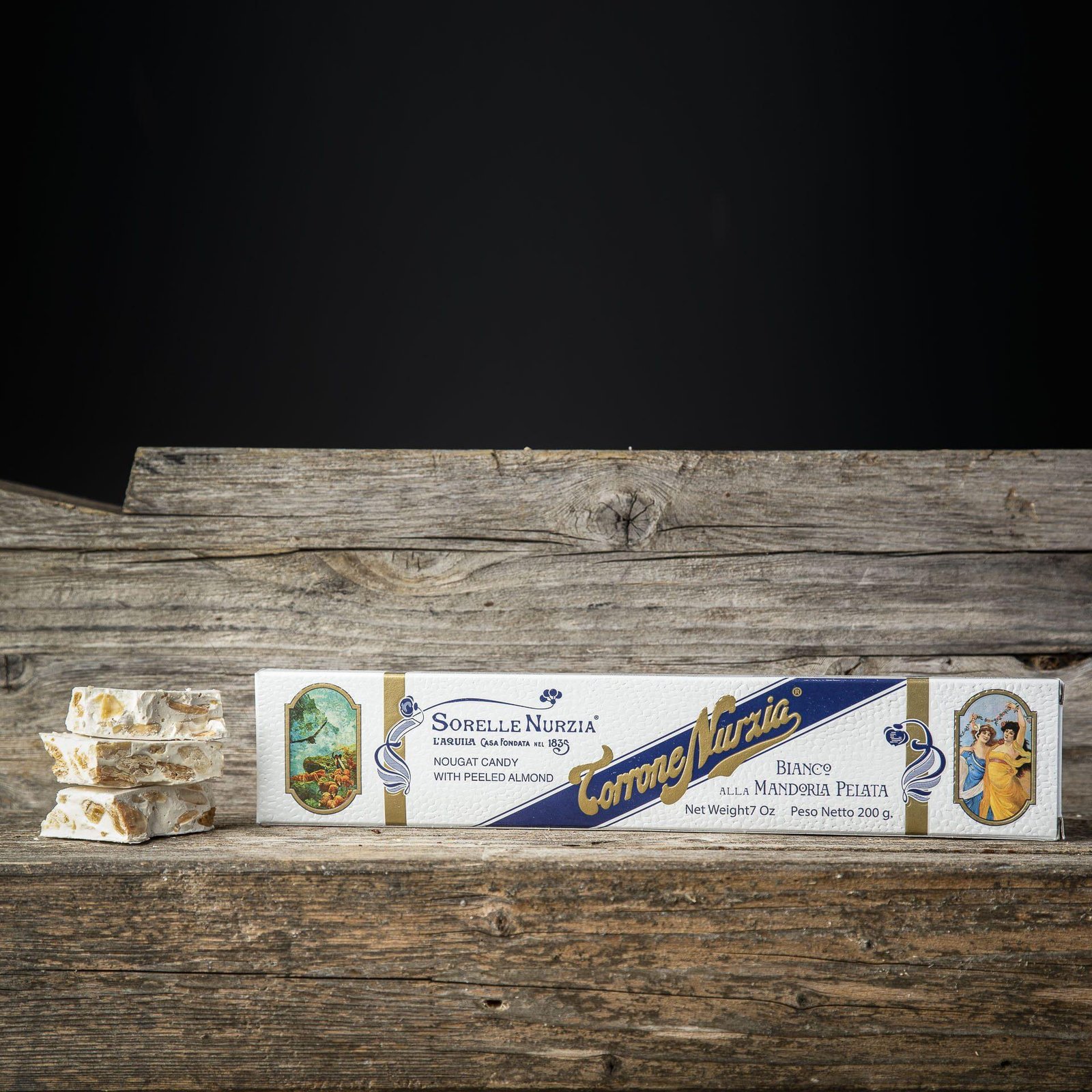 Torrone bianco classico alla mandorla pelata – Sorelle Nurzia