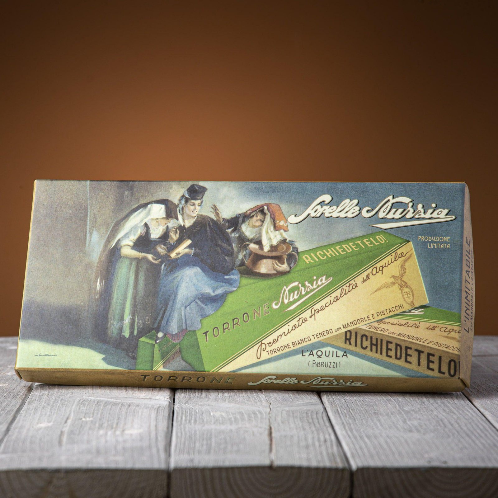 Torrone bianco tenero mandorle & pistacchi – Sorelle Nurzia