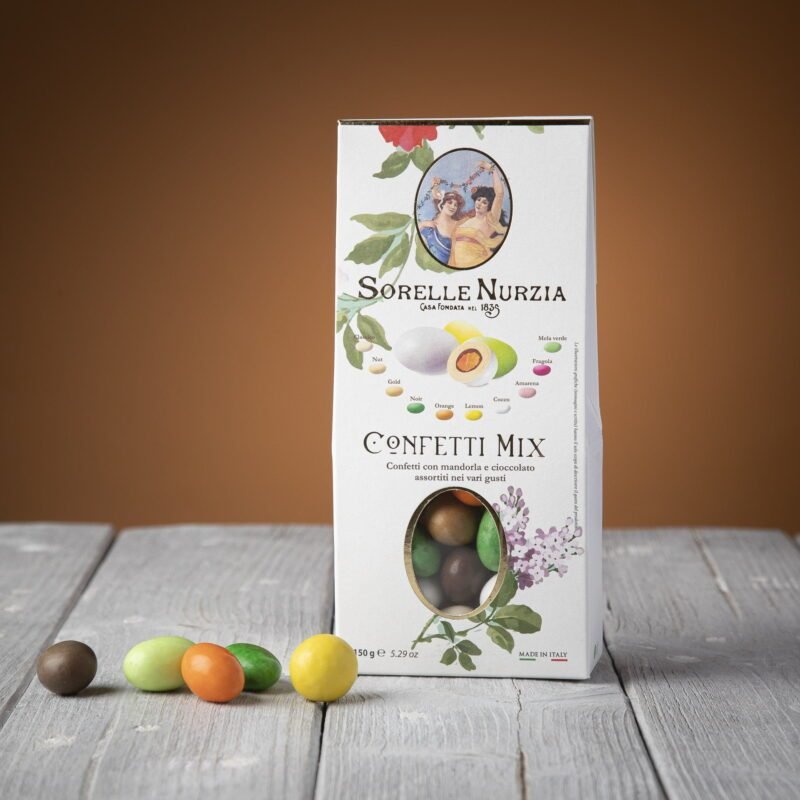 Confetti con mandorle e cioccolato gusti assortiti – Sorelle Nurzia