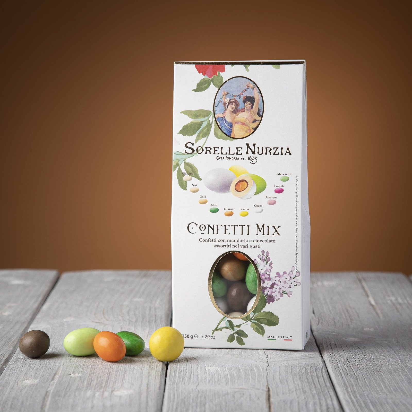 Confetti con mandorle e cioccolato gusti assortiti – Sorelle Nurzia