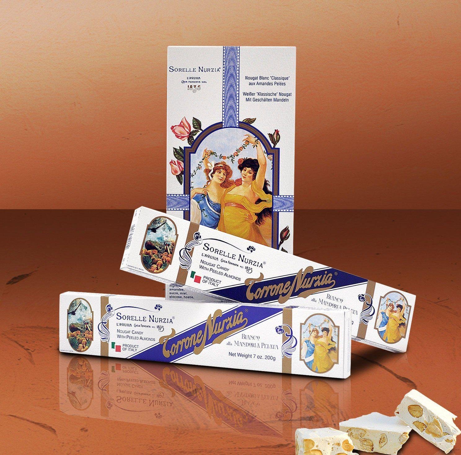 Torrone bianco classico alla mandorla pelata – Sorelle Nurzia
