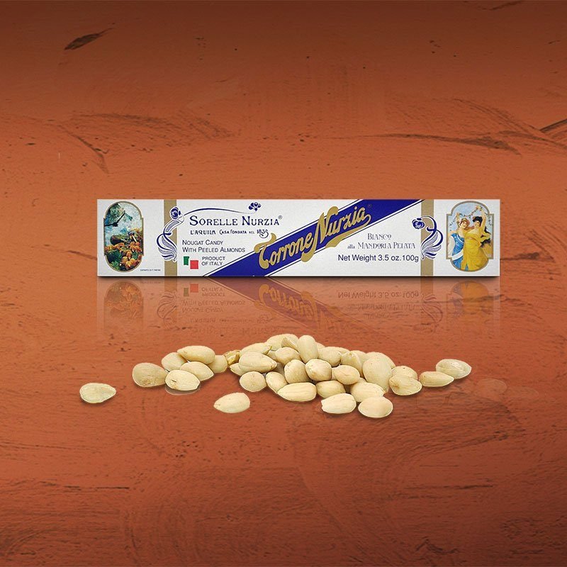 Torrone bianco classico alla mandorla pelata – Sorelle Nurzia